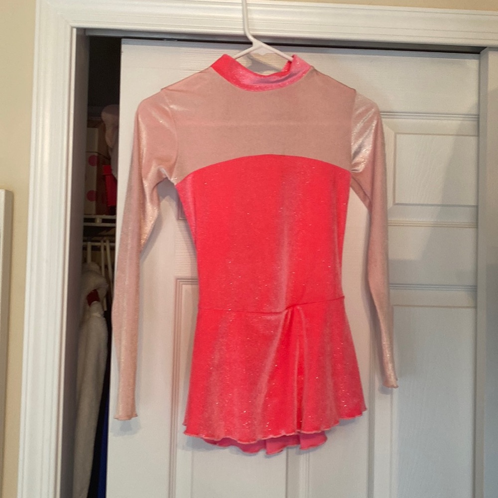 Kids Pink Ice Skating Dress